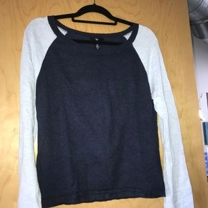 Gap Navy Light Blue Color Block Sweater